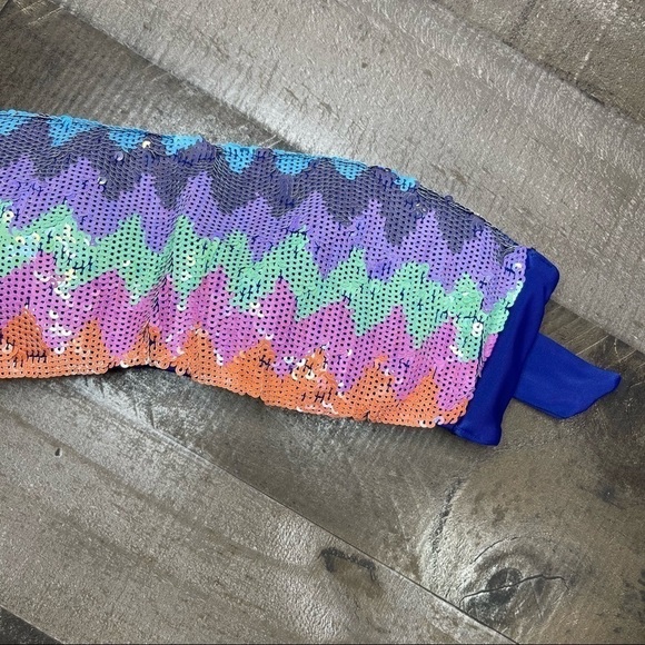 Victoria’s Secret Sequin Bandeau Bikini Top size Small - Picture 4 of 9